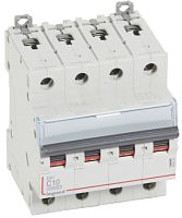 Выключатель автоматический Legrand DX3-E 10000 4п 10А C 16кА картинка